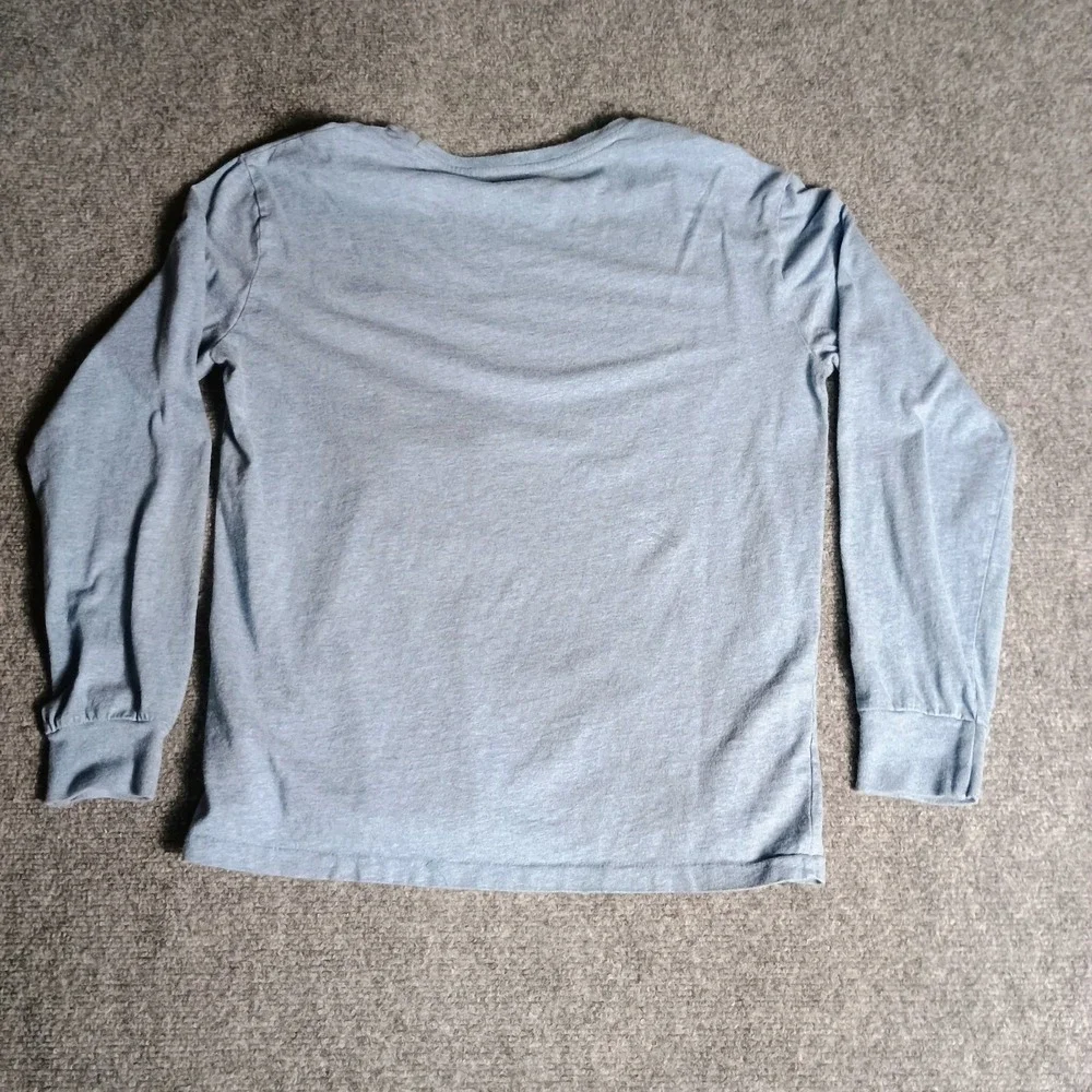 Polo Ralph Lauren Men's Small Blue Long Sleeve Crew Neck Pony Logo T-Shirt